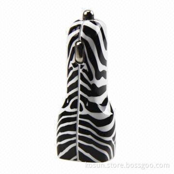 Car charger for iPhone, iPod, iPad, 2.1A output, MFI approved, CE and RoHS certificates